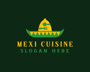 Mexican Restaurant Sombrero logo design