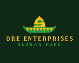 Mexican Restaurant Sombrero logo design