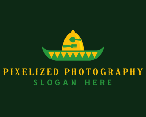 Mexican Sombrero Hat logo design