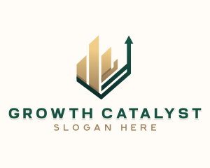 Financial Investment Statistics logo design