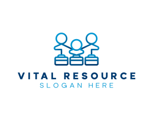 People Human Resources logo design