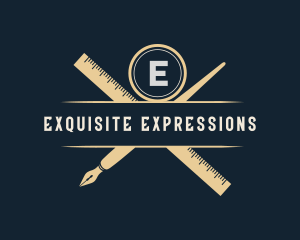 Calligraphy Pen Ruler logo