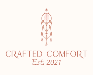 Macrame Dreamcatcher Decor logo design