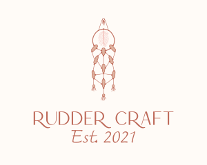 Macrame Dreamcatcher Decor logo design