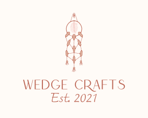 Macrame Dreamcatcher Decor logo design