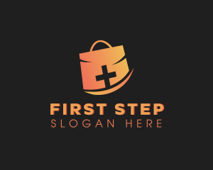 Medical First Aid Shopping Bag logo design