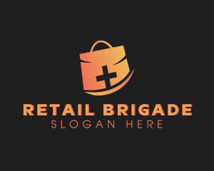 Medical First Aid Shopping Bag logo design