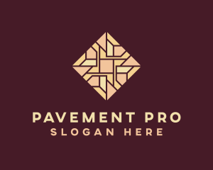 Tile Floor Pavement logo