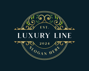 Luxury Organic Vine logo design