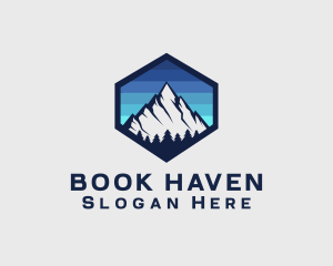 Peak Mountain Camping logo design