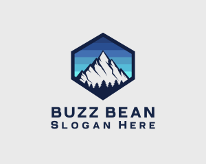 Peak Mountain Camping logo design