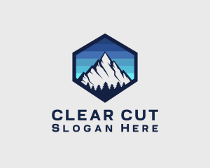 Peak Mountain Camping logo design