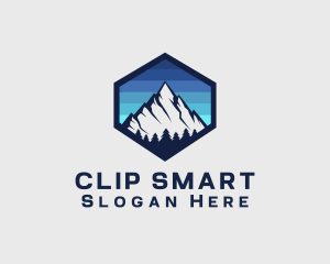 Peak Mountain Camping logo design