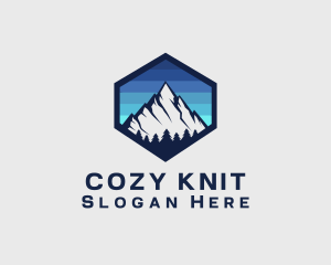 Peak Mountain Camping logo design