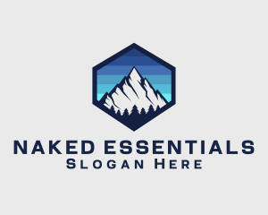 Peak Mountain Camping logo design