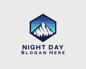 Peak Mountain Camping logo design