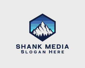 Peak Mountain Camping logo design