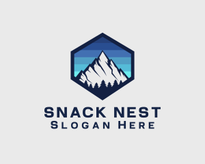 Peak Mountain Camping logo design