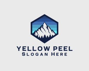 Peak Mountain Camping logo design