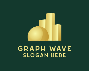 Gold Sphere Graph logo