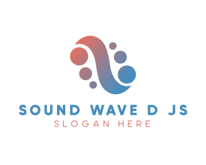 Abstract Spa Wave logo design