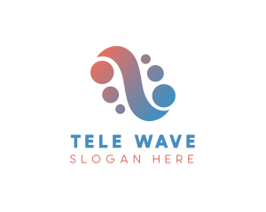 Abstract Spa Wave logo design