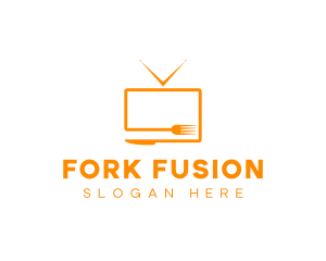 Fork Knife Television logo design