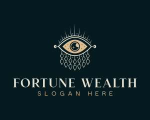 Boho Eye Fortune Teller logo design