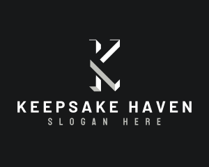 Professional Agency Letter K logo design