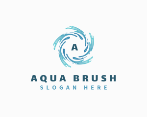 Splash Water Waves Aquatic logo design