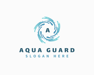 Splash Water Waves Aquatic logo design