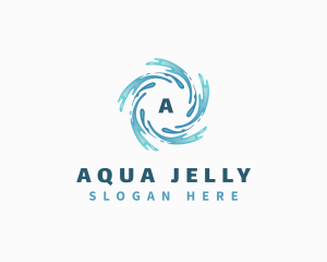 Splash Water Waves Aquatic logo design