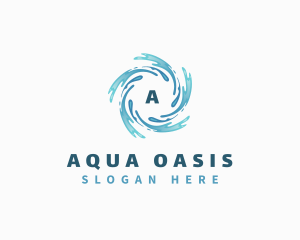 Splash Water Waves Aquatic logo design