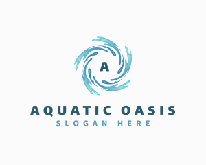 Splash Water Waves Aquatic logo design