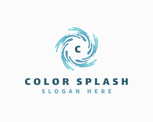 Splash Water Waves Aquatic logo design