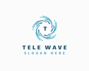 Splash Water Waves Aquatic logo design