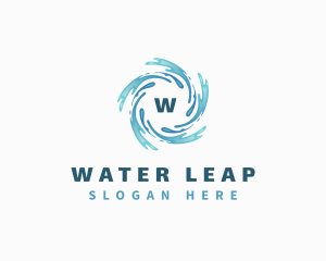 Splash Water Waves Aquatic logo design