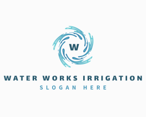 Splash Water Waves Aquatic logo design