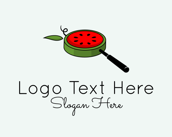 Magnifying Lens logo example 2