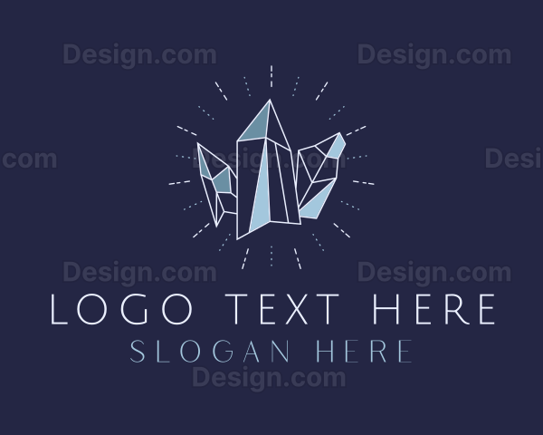 Elegant Crystal Jeweler Logo