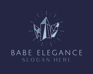 Elegant Crystal Jeweler logo design