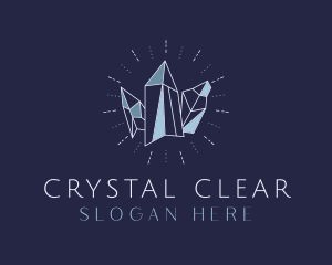 Elegant Crystal Jeweler logo design