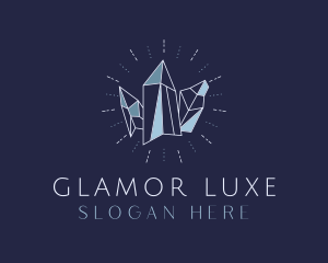 Elegant Crystal Jeweler logo design