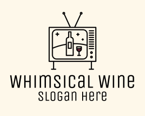 Wine Television Media logo design