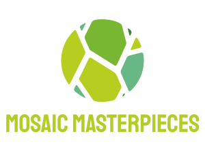 Green Mosaic Tiles logo design