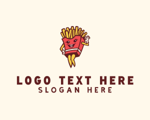 Smiling French Fries  logo