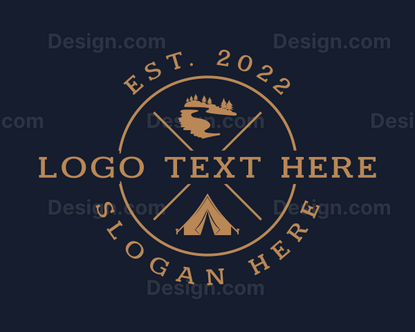 Outdoor Camping Travel Logo