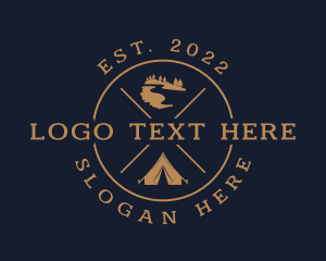 Outdoor Camping Travel Logo