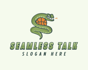 Snake Basketball League logo design