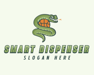 Snake Basketball League logo design